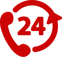 icon 24 hour telephone